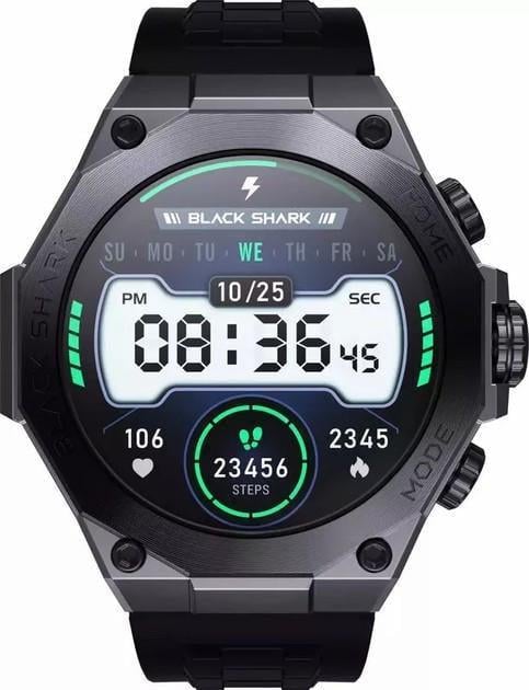 Годинник розумний Black Shark S1 Pro Чорний (2287956833)