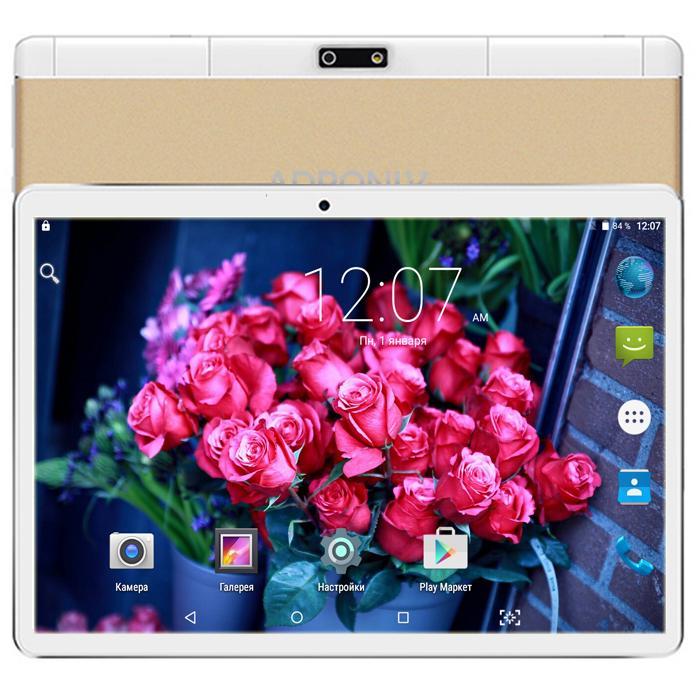 Планшет-телефон Adronix MT232 3G 2/32GB Gold с чехлом-книжкой (17640245) - фото 6