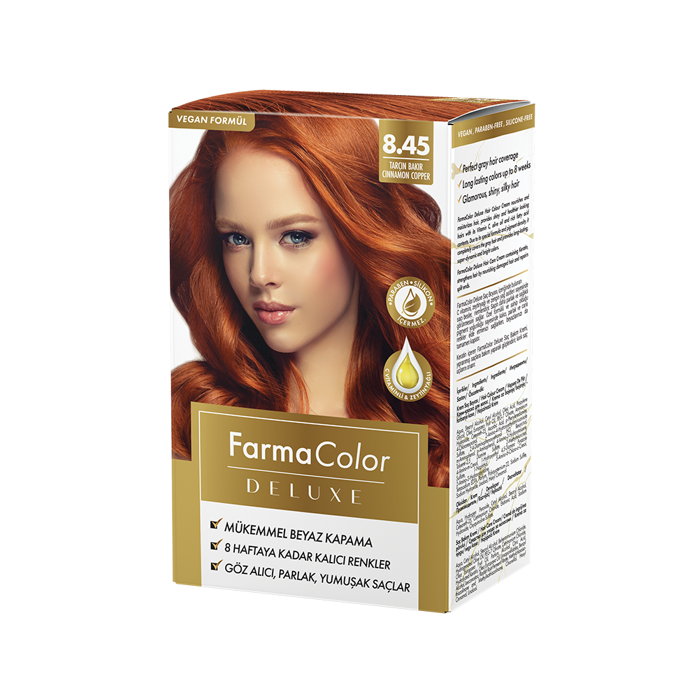 Крем-фарба для волосся Farma Color Deluxe 8.45 Кориця (9000369)