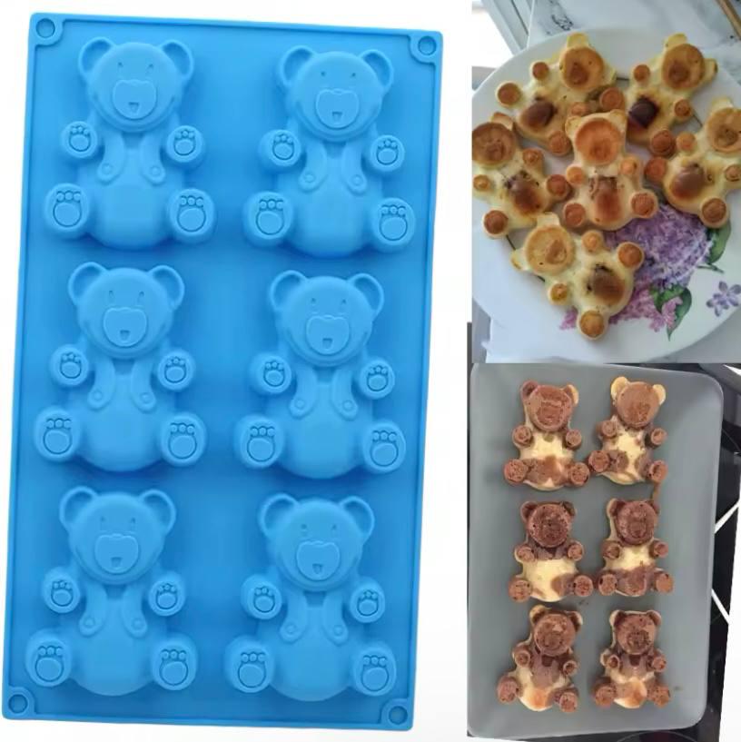 Форма для выпечки силиконовая Мишки Барни (b667371e) - фото 2 Форма для выпечки силиконовая Мишки Барни (b667371e) - фото 2