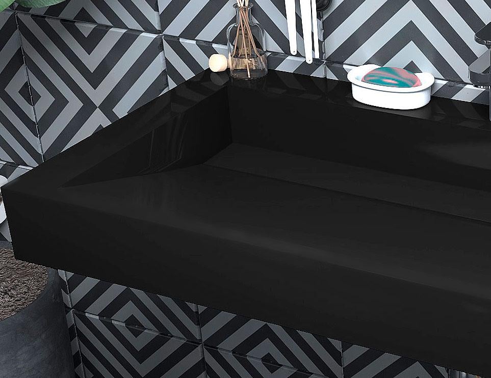 Умивальник підвісний Status Adler 100 Black (625) - фото 3