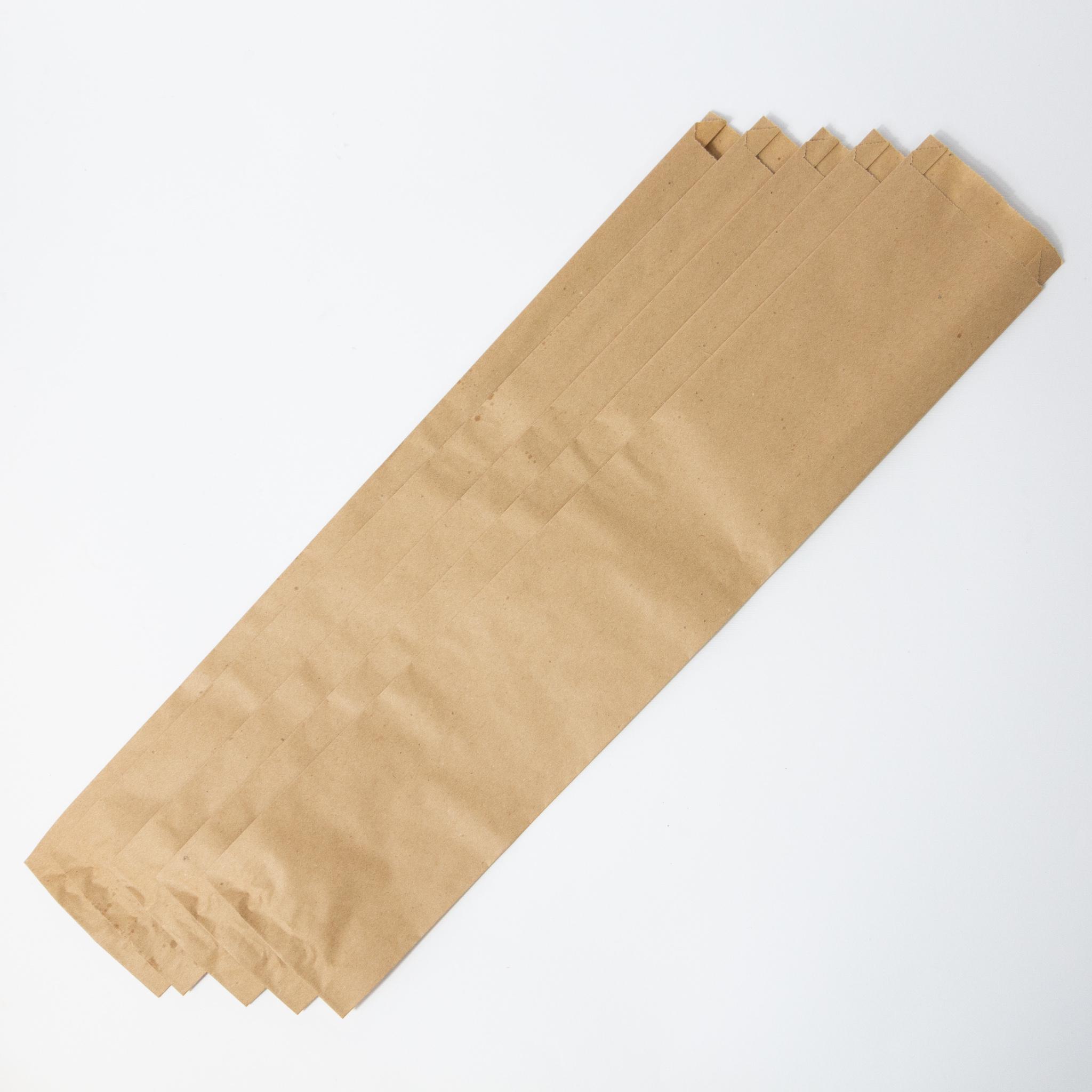 Пакет бумажный для багета 100х40х530 мм крафт 1000 шт. Бурый - фото 6 Пакет бумажный для багета 100х40х530 мм крафт 1000 шт. Бурый - фото 6