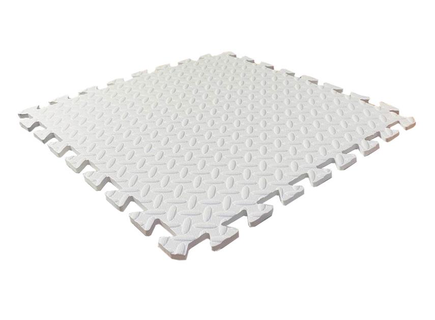 Підлога м'яка-пазл EVA 500х500х10 мм Білий (1994665994) - фото 1