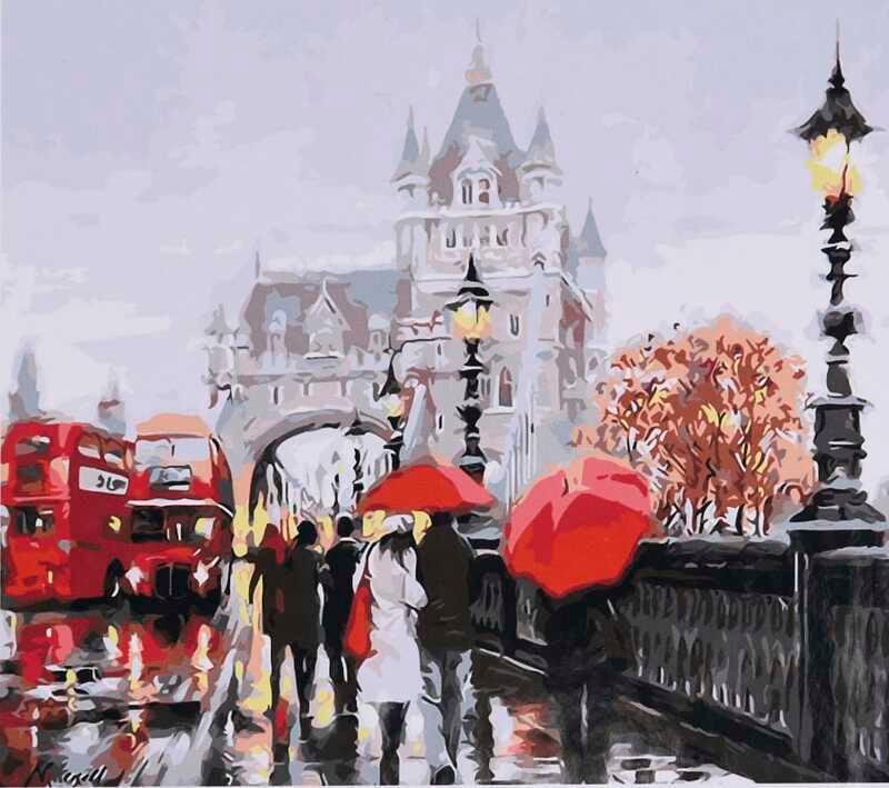 Картина за номерами TK Group 30132 30 Прогулянка Лондоном 40х30 см (110496)