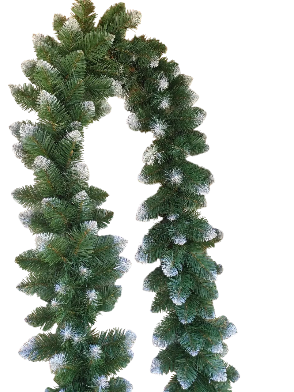 Хвойная гирлянда Снежная Королева на металлической основе 2,7 м Зеленый (147-41-Гирл.С.К.)