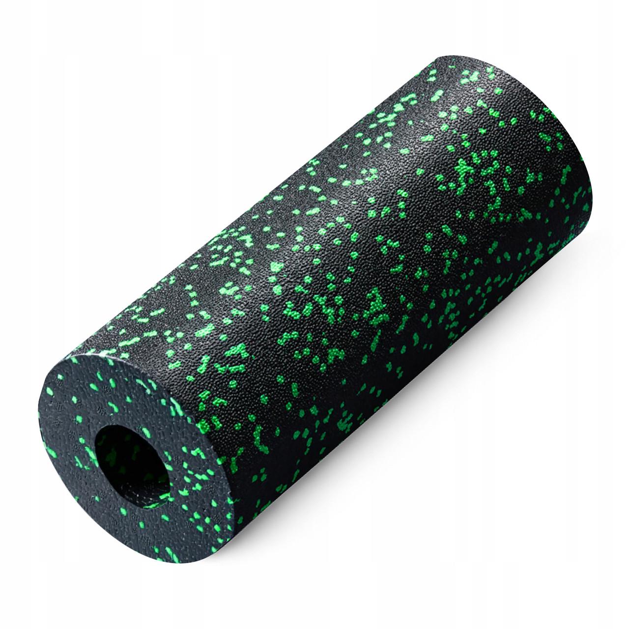 Массажный ролик 4fizjo EPP PRO+ гладкий 33x14 см Black/Green (P-5907739314420)