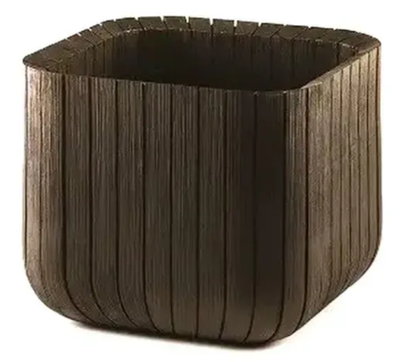 Горшок для цветов Keter Cube Planter M Коричневый (229533) Горшок для цветов Keter Cube Planter M Коричневый (229533)