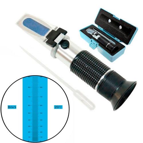 Рефрактометр для цукру меду RZ117 0-90% Brix тестер цукристості ATC (313188) - фото 2