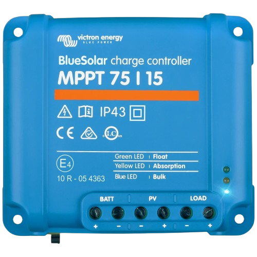 Контроллер заряда солнечных панелей Victron Energy BlueSolar MPPT 75/15 12/24 В 15 А VE.Direct Синий (632846) Контроллер заряда солнечных панелей Victron Energy BlueSolar MPPT 75/15 12/24 В 15 А VE.Direct Синий (632846)