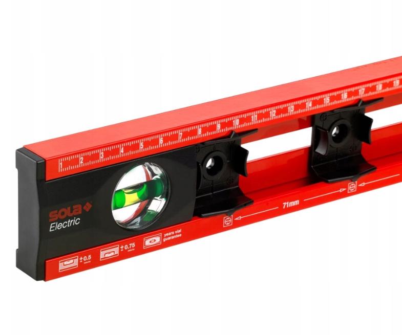 Уровень алюминиевый Sola для электрика (12504304270) - фото 3 Уровень алюминиевый Sola для электрика (12504304270) - фото 3