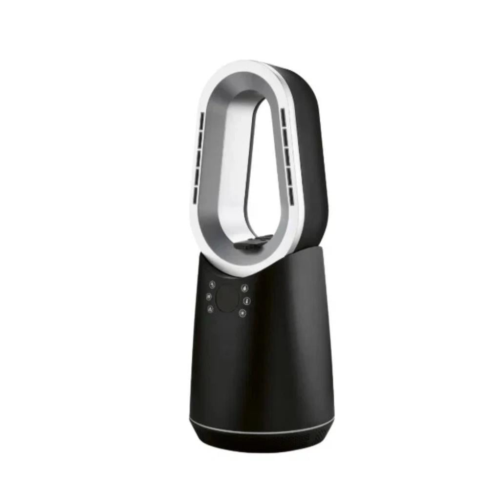 Тепловентилятор безлопастной TRONIC Hot&Cool 1200 Вт с пультом и LED-подсветкой Черный (37724854)