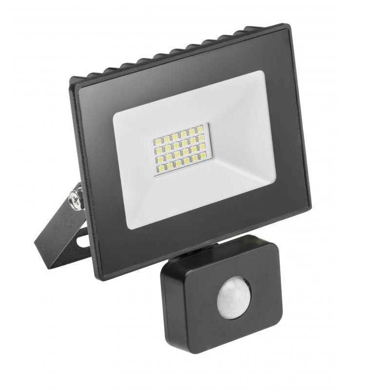 Прожектор светодиодный GTV G-TECH с датчиком движения 20W 1400 Lm AC220-240V 50/60 Hz 120° IP65 6400K (27803007)