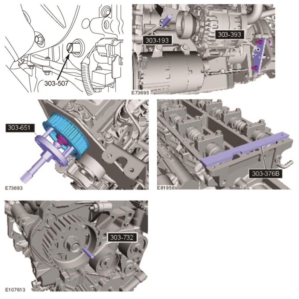 Набор фиксаторов ГРМ Ford/Mazda (4234 JTC) - фото 3 Набор фиксаторов ГРМ Ford/Mazda (4234 JTC) - фото 3