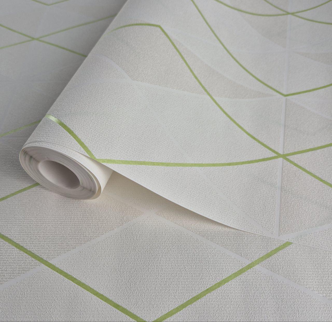 Шпалери вінілові на флізеліні для спальні/дитячої/вітальні Marburg 81972 з смугами 0,53х10,05 м Молочно-бежевий/Салатовий (2785922802) Шпалери вінілові на флізеліні для спальні/дитячої/вітальні Marburg 81972 з смугами 0,53х10,05 м Молочно-бежевий/Салатовий (2785922802)