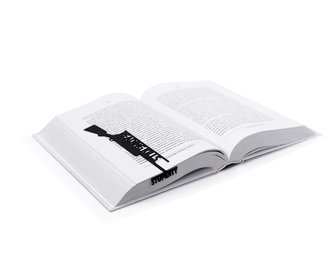 Закладка для книг Reading kills stupidity (sp6-BM02_reading_kills_stupidity)