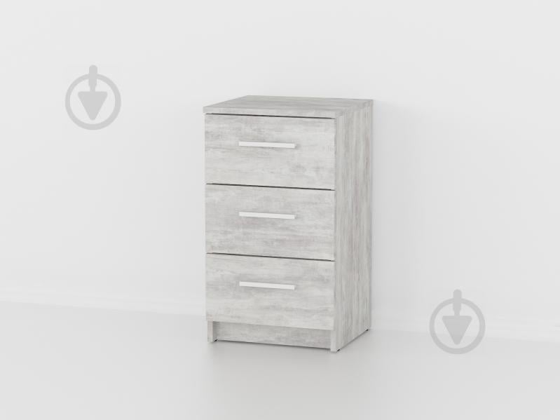 Тумба прикроватная Forte Elvin 659x376x352 Бетон