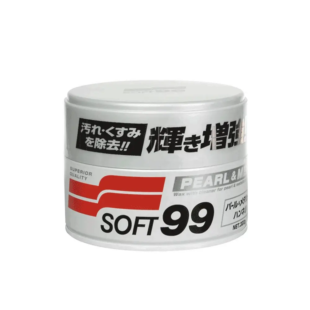 Воск очищающий для светлых автомобилей soft99 Pearl & Metallic Soft Wax 300 г