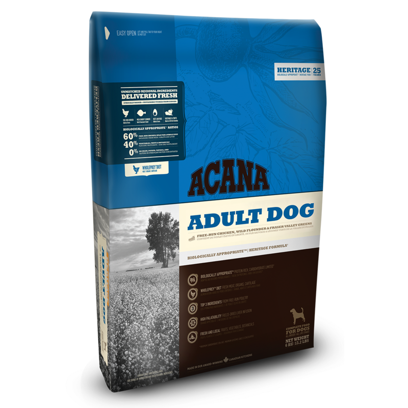 Корм беззерновой Acana Dog для взрослых собак всех пород 6 кг (26428)