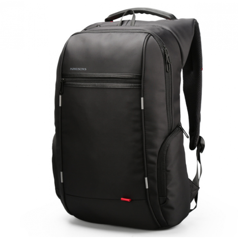 Рюкзак мужской с разъемом USB 46x36 см Черный (512)