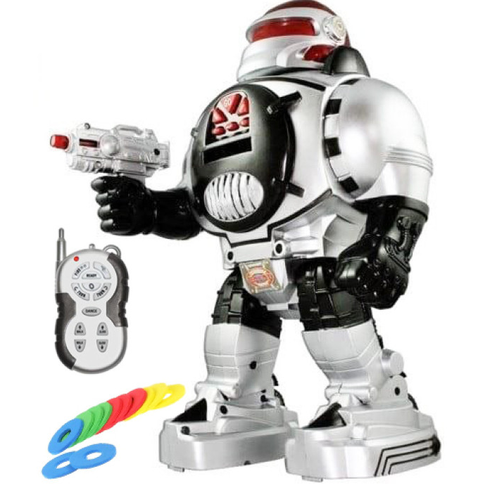 Робот на радіокеруванні стріляє дисками 9184