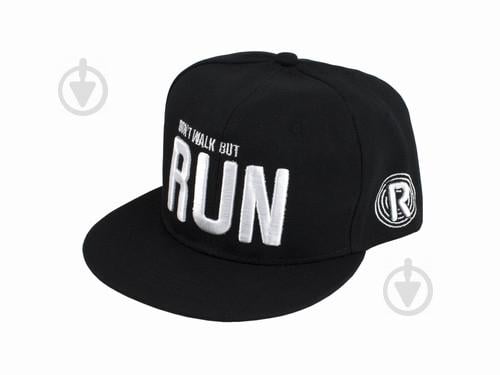 Бейсболка peaked cap RUN YM One sizе Черный (23219)