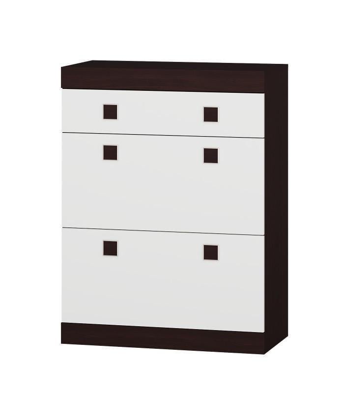 Тумба для взуття Соната ТО-800 Еверест 800х380х1055 мм Венге/Білий (EVR-20216)