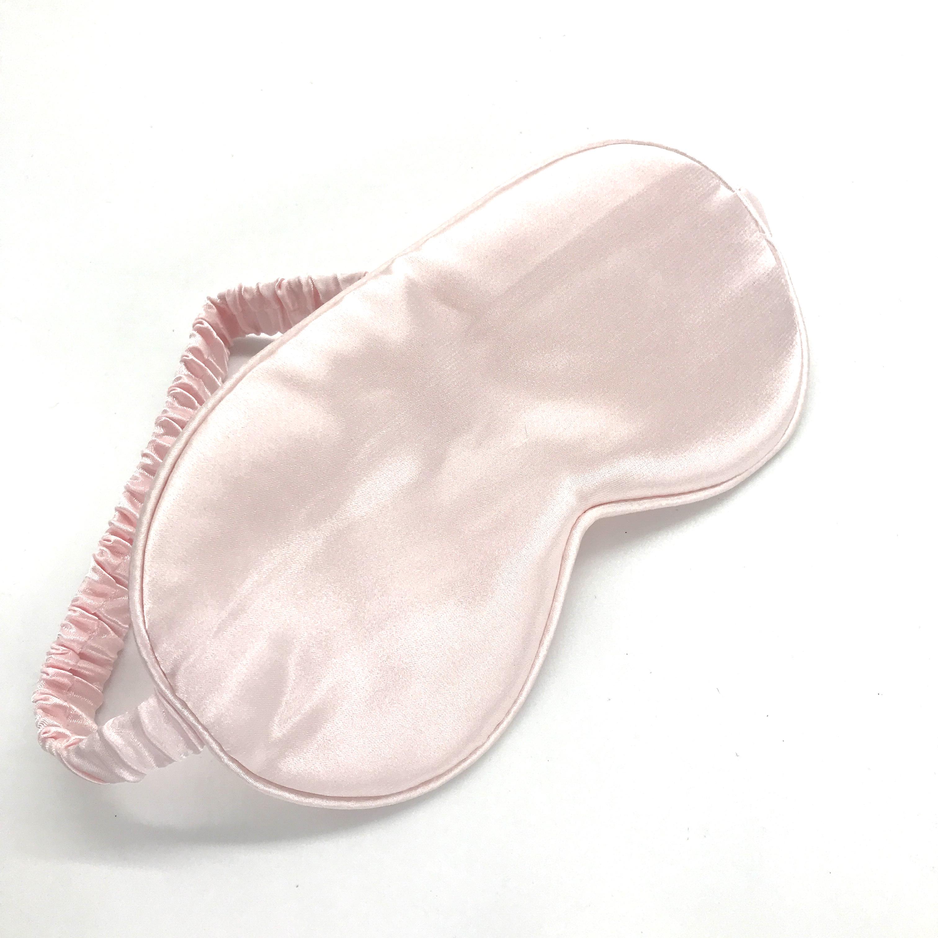 Шовкова маска для сну Silenta Silk Рожевий