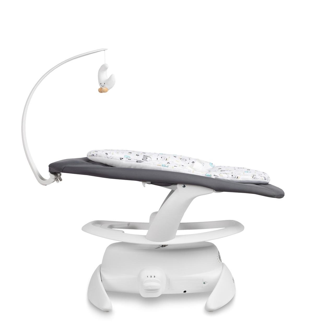 Качели-шезлонг детские Caretero Noco 2в1 Graphite (2595247471) - фото 7 Качели-шезлонг детские Caretero Noco 2в1 Graphite (2595247471) - фото 7