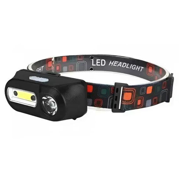 Ліхтар налобний Bailong 1804R XPE+COB (097656) Ліхтар налобний Bailong 1804R XPE+COB (097656)