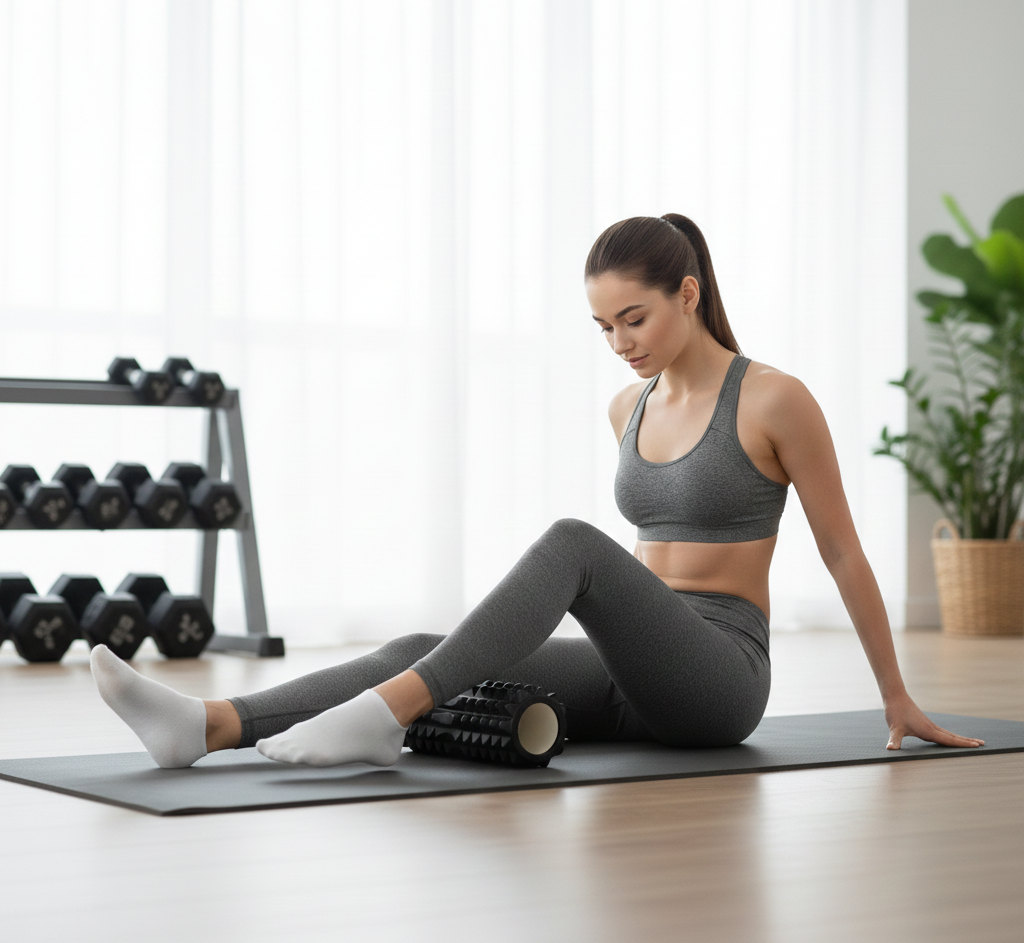 Массажный роллер для йоги EVA для миофасциального массажа 33х12 см Black (30627) - фото 6 Массажный роллер для йоги EVA для миофасциального массажа 33х12 см Black (30627) - фото 6