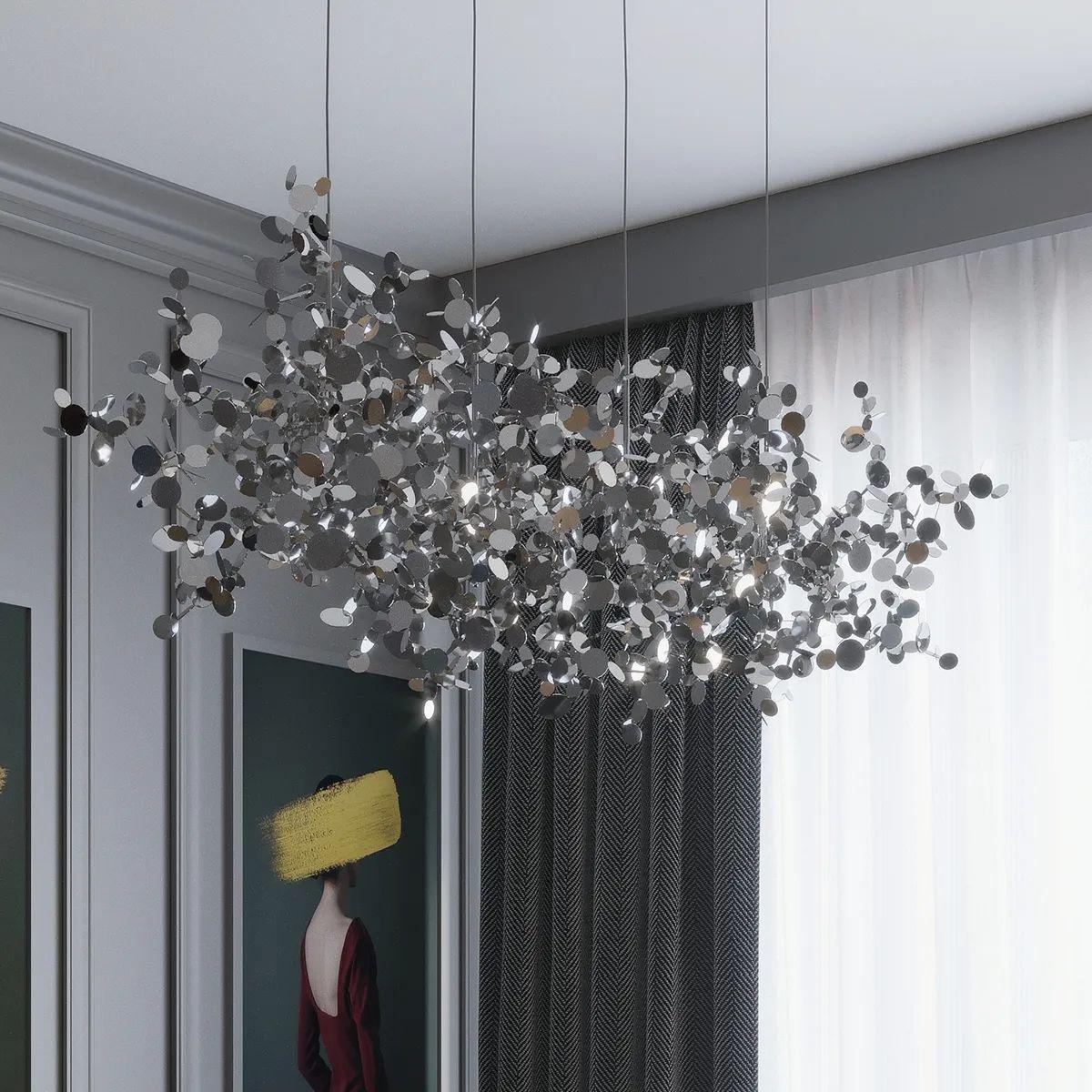 Люстра Mj-Light Coin L140 Ch (10010)