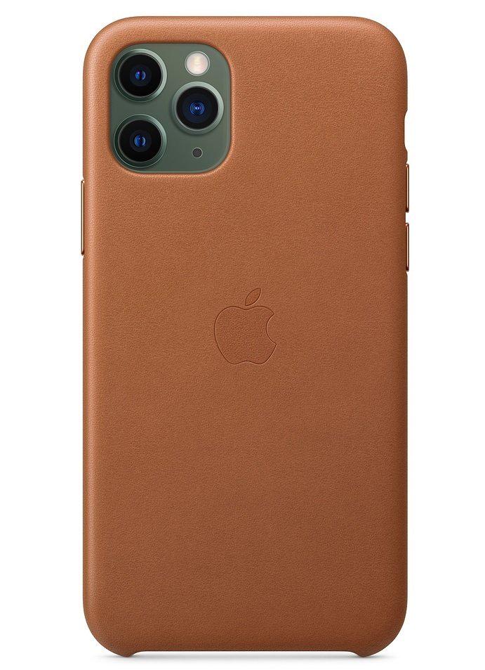 Чохол накладка шкіряний Leather Case MWYD2ZM/A для Apple Iphone 11 Pro (5.8") Saddle Brown - фото 4