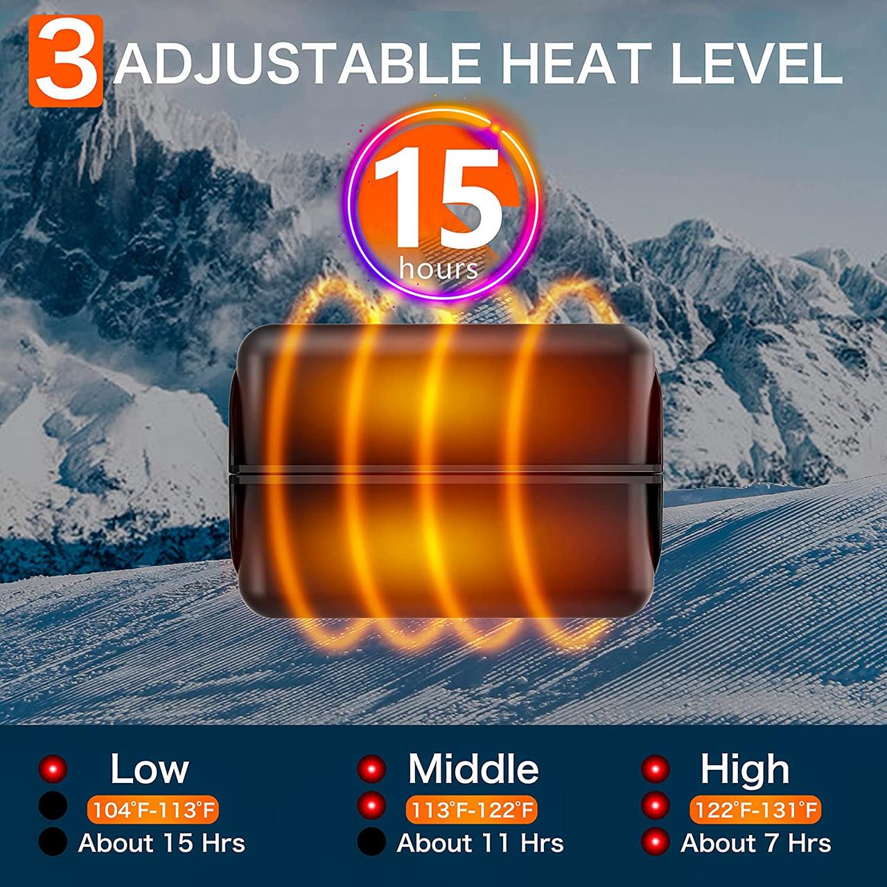 Грілки для рук перезаряджувані 10000 mah 2в1 - фото 4 Грілки для рук перезаряджувані 10000 mah 2в1 - фото 4