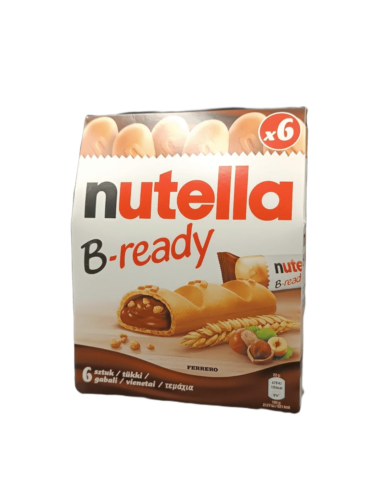 Печиво з лісовим горіхом NUTELLA B-ready 132 г