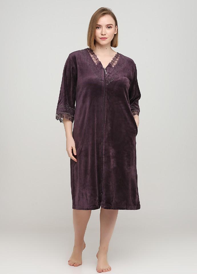 Халат Romeo Life 5XL Баклажановый (3343-35)