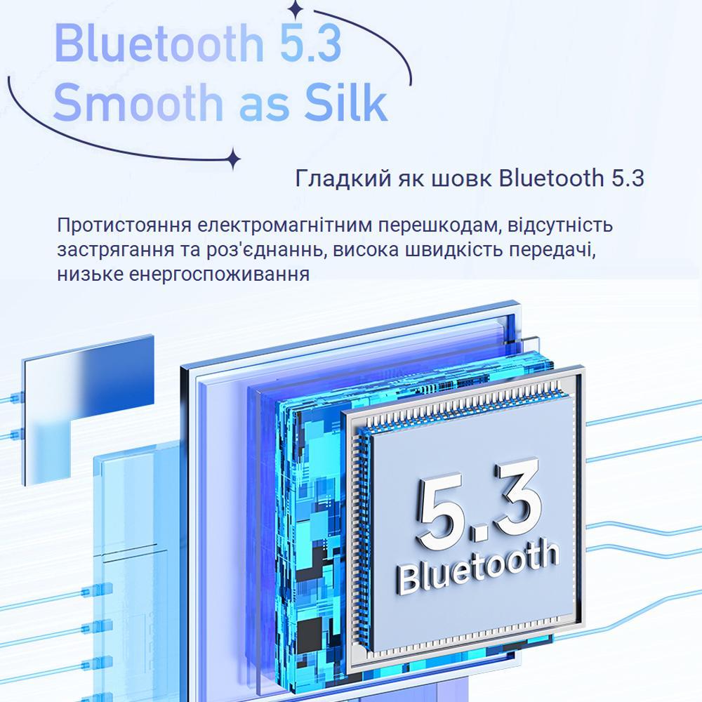 Наушники беспроводные Awei T68 ENC Wireless Earbuds Bluetooth TWS Шумоподавление Grey/White (180134) - фото 4 Наушники беспроводные Awei T68 ENC Wireless Earbuds Bluetooth TWS Шумоподавление Grey/White (180134) - фото 4