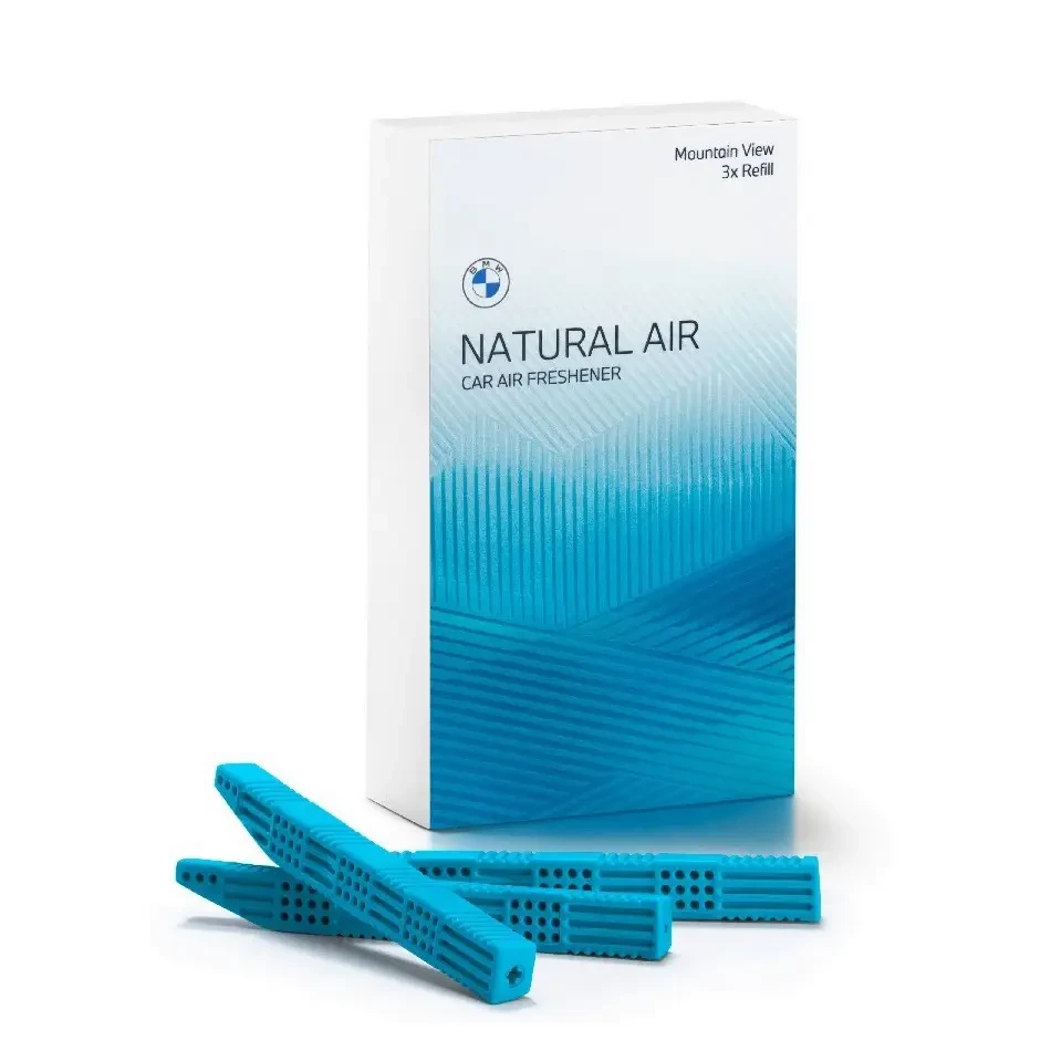 Набор сменных картриджей ароматизатора BMW Natural Air Starter Kit Mountain View 3 шт. Голубой (2505181651)
