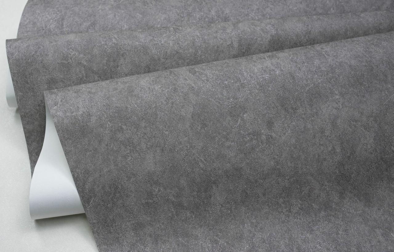 Обои флизелиновые SINTRA Omega Cristal UNI 524640 фон винил горячего тиснения 1,06х10,05 м Темно-серый