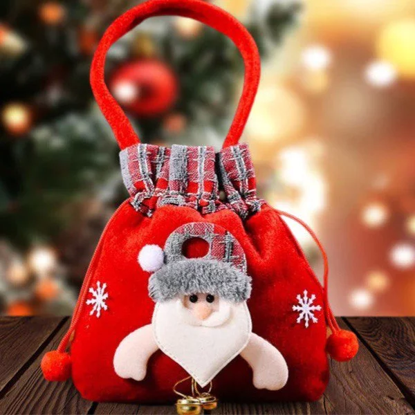 Набор новогодних мешочков 3 шт. (C00336) - фото 6 Набор новогодних мешочков 3 шт. (C00336) - фото 6