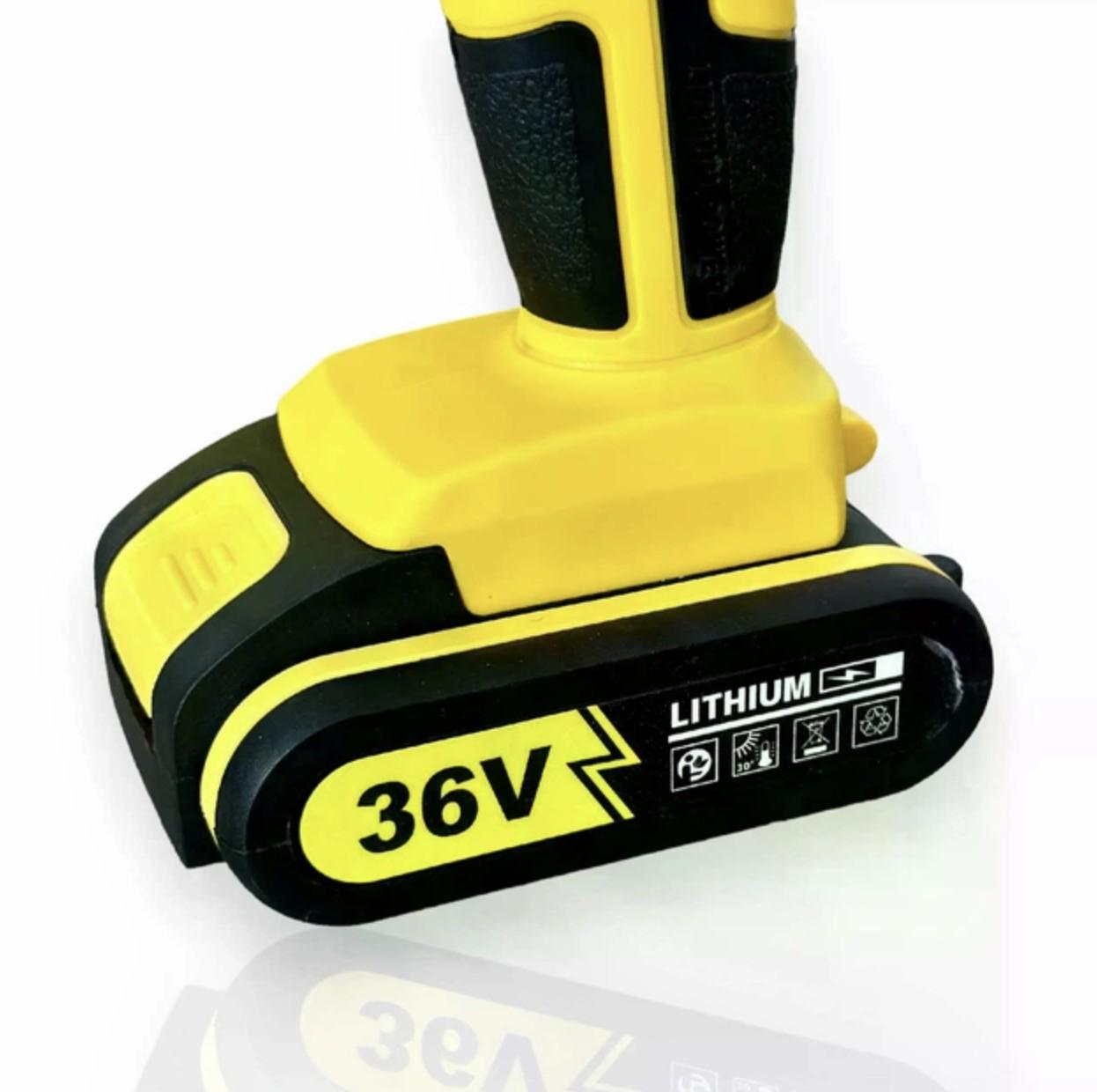 Шурупокрут акумуляторний Krafftec DRS-36 V/4Ah 36 В 4 А·год Чорний - фото 4