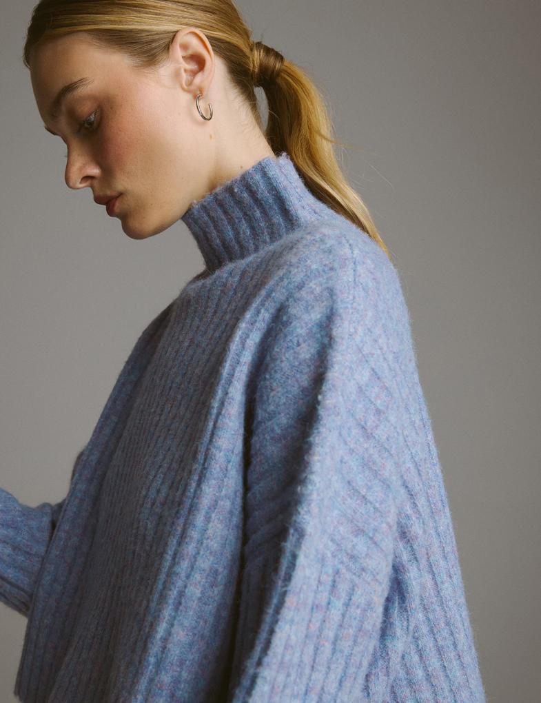 Светр жіночий Diverse HEJMA L Бузковий (5905384057112) - фото 3 Светр жіночий Diverse HEJMA L Бузковий (5905384057112) - фото 3