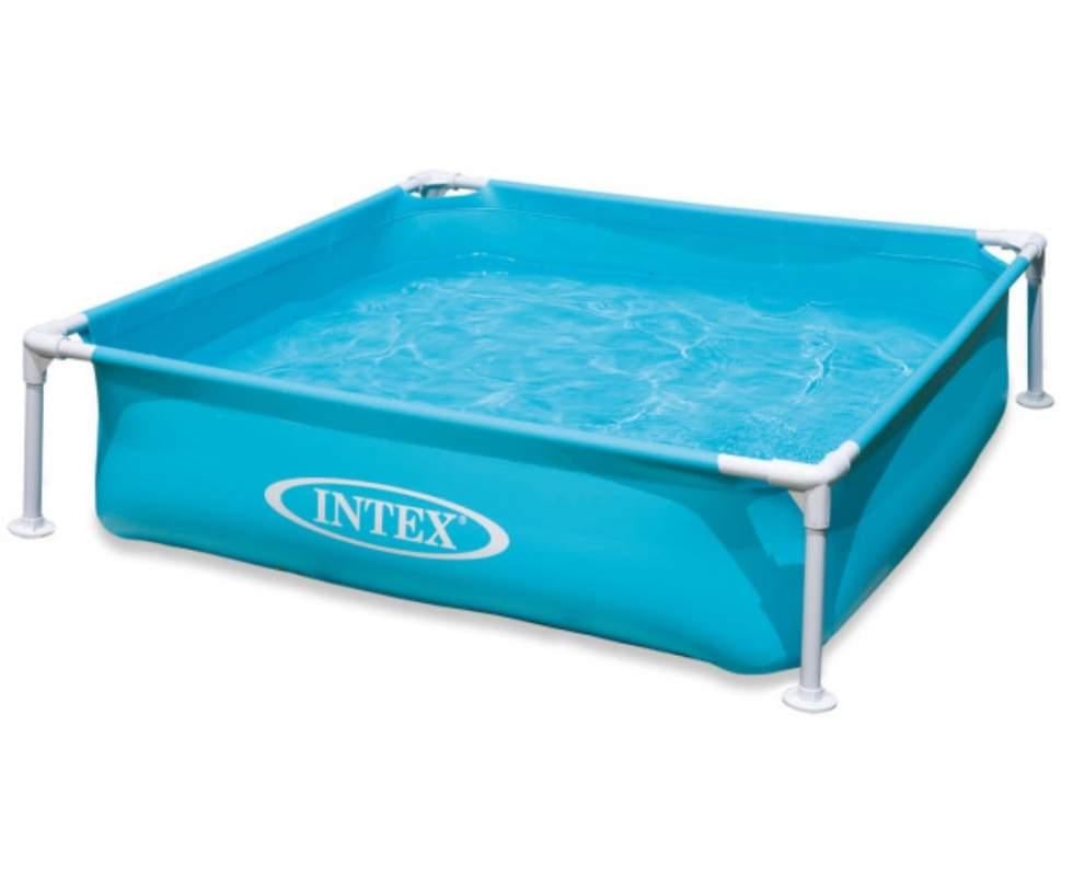 Басейн Intex 57172 прямокутний дитячий каркасний 122х122х30 см