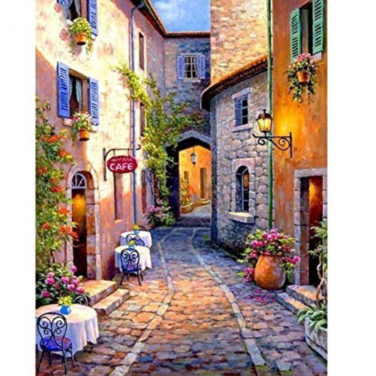 Алмазная мозаика Santi Итальянская улочка 30x40 см (954039)