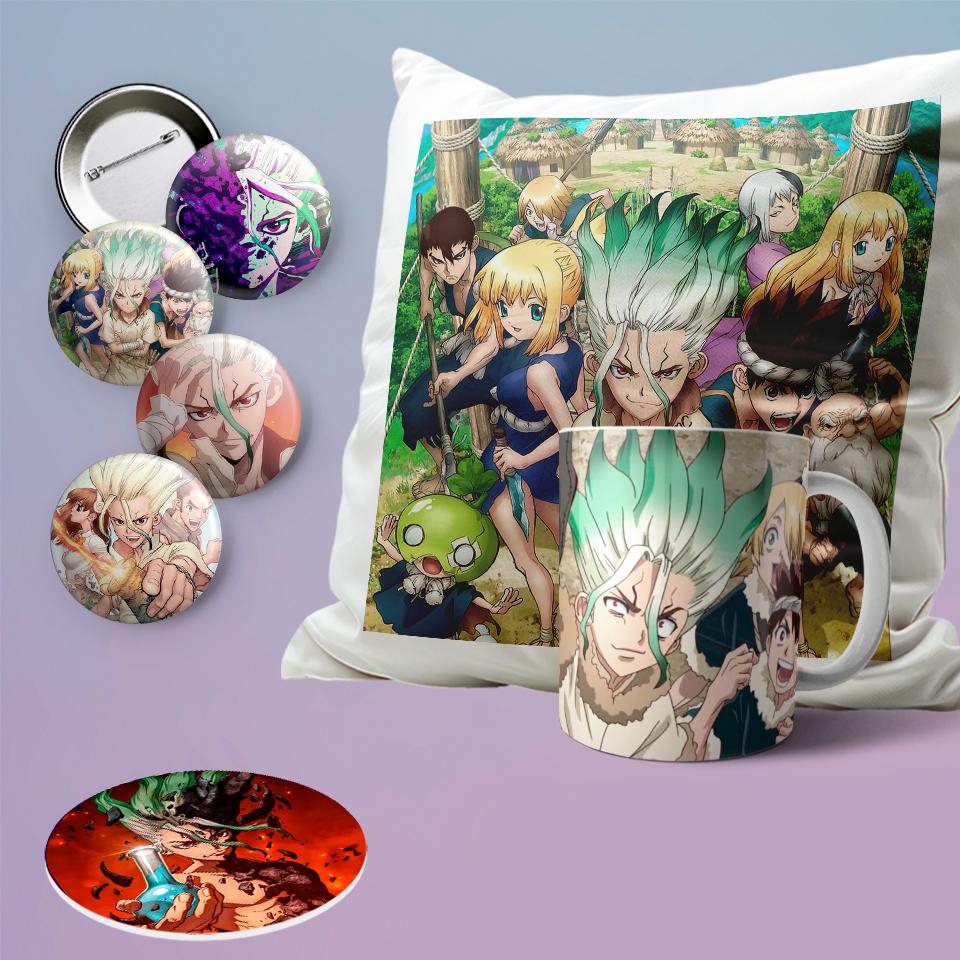 Подарочный набор Dr. Stone аниме бокс (104)