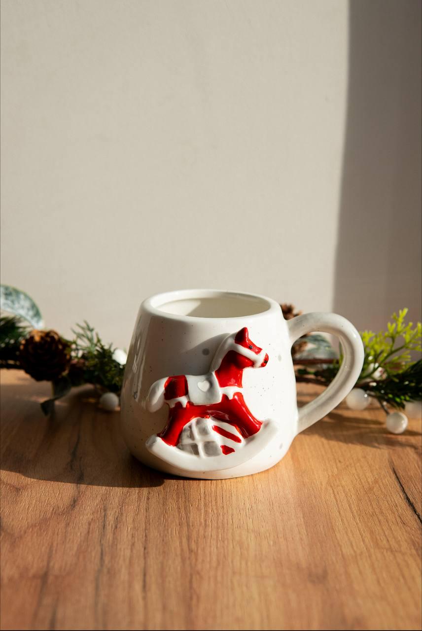 Кружка керамічна з магнітом у формі конячки 450 мл Кружка керамічна з магнітом у формі конячки 450 мл