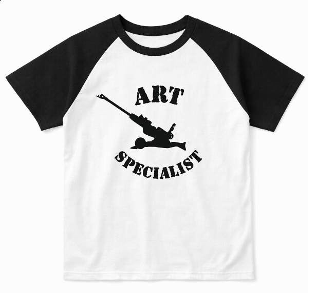 Футболка Art specialist бавовна оверсайз М Чорно-білий
