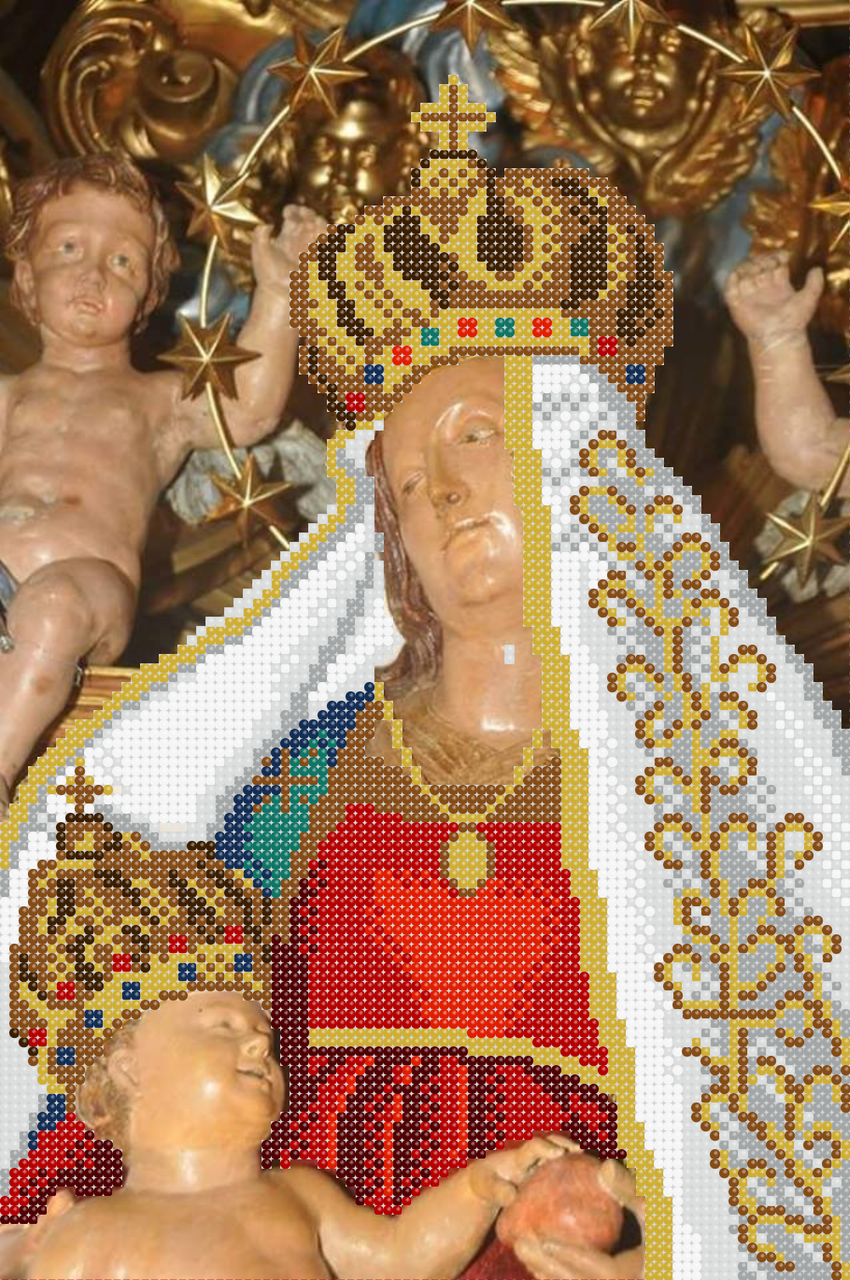 Схема вышивки бисером Мадонна делле Граци (778315125А)