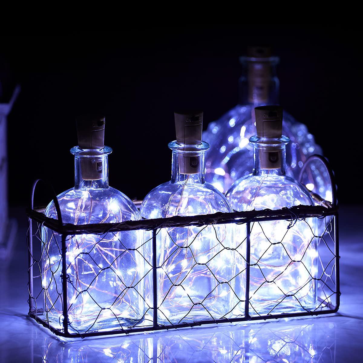 Светильник светодиодный Пробка 2 м 20 LED на батарейках Холодный белый (ULT-7069915) Светильник светодиодный Пробка 2 м 20 LED на батарейках Холодный белый (ULT-7069915)