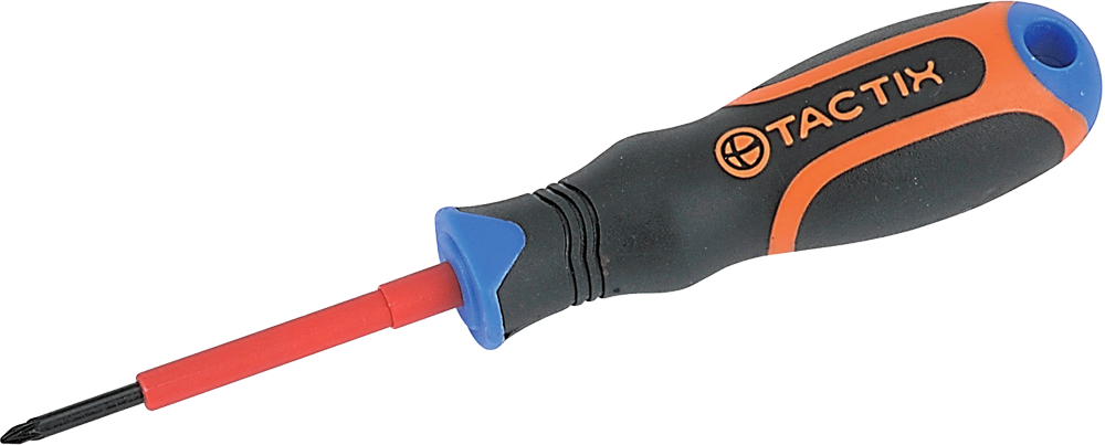 Викрутка Tactix 1x80 мм хрестова PZ1 діелектрична (INSOTOTPZ100080IT0)