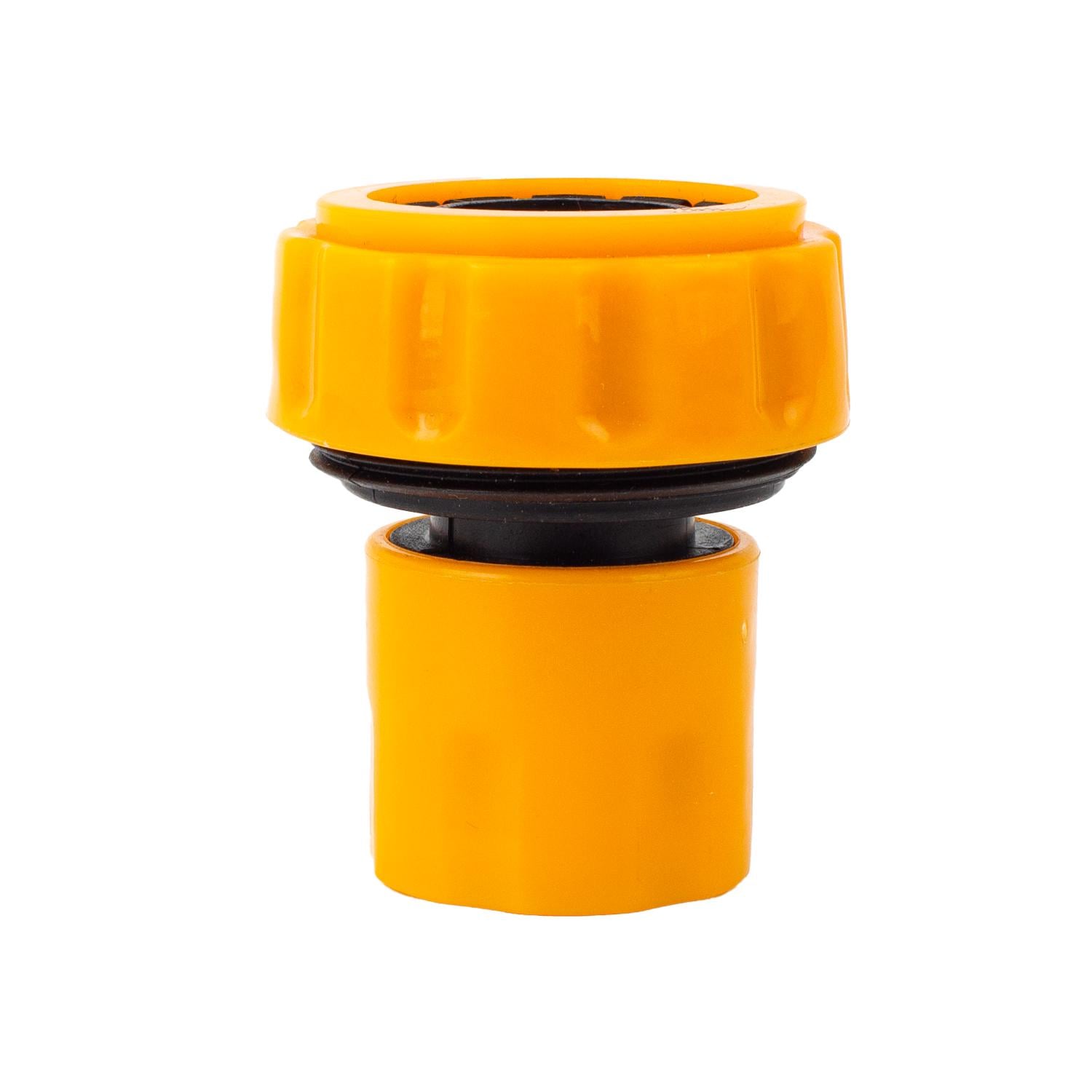 Коннектор 1/2 для шланга 1" без аквастопа Оранжевый